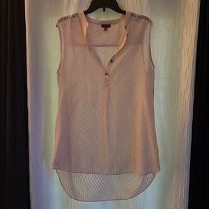 Beautiful peach sheer see thru long top.